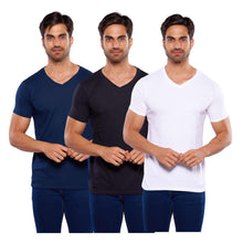 Cargar imagen en el visor de la galería, Pack 3 Playeras Lisas Cuello V, Alfani Jersey 9050-3