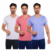 Cargar imagen en el visor de la galería, Pack 3 Playeras Cuello V Alfani Urban, 0127-3