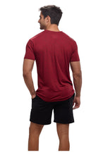 Cargar imagen en el visor de la galería, Pijama Conjunto Playera y Bermuda Con Bolsa 100% Algodon, 5029-25