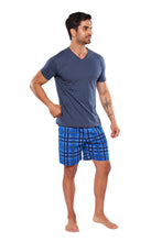 Cargar imagen en el visor de la galería, Pijama Conjunto Playera y Bermuda Con Bolsa 100% Algodon, 5029-22