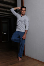 Cargar imagen en el visor de la galería, Pijama Urban Conjunto Playera Manga Larga y Pantalon Con Bolsa, 5031