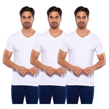 Cargar imagen en el visor de la galería, Pack 3 Playeras Lisas Cuello V, Alfani Jersey 9050-3
