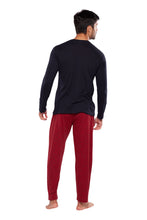 Cargar imagen en el visor de la galería, Pijama Urban Conjunto Playera Manga Larga y Pantalon Con Bolsa, 5031