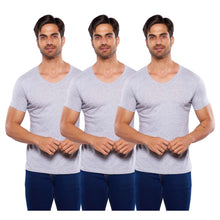 Cargar imagen en el visor de la galería, Pack 3 Playeras Lisas Cuello V, Alfani Jersey 9050-3
