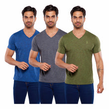 Cargar imagen en el visor de la galería, Pack 3 Playeras Cuello V Alfani Urban, 0127-3