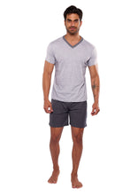 Cargar imagen en el visor de la galería, Pijama Urban Conjunto Playera y Bermuda Con Bolsa, 5029