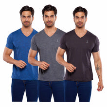 Cargar imagen en el visor de la galería, Pack 3 Playeras Cuello V Alfani Urban, 0127-3