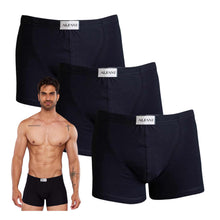 Cargar imagen en el visor de la galería, Paquete 3 Boxers Alfani Navy Blue, NB75-3