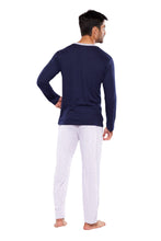 Cargar imagen en el visor de la galería, Pijama Urban Conjunto Playera Manga Larga y Pantalon Con Bolsa, 5031