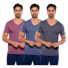 Cargar imagen en el visor de la galería, Pack 3 Playeras Lisas Cuello V, Alfani Jersey 9050-3