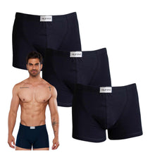 Cargar imagen en el visor de la galería, Paquete 3 Boxers Alfani Navy Blue, NB75-3