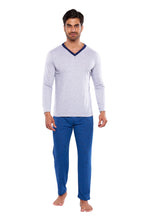 Cargar imagen en el visor de la galería, Pijama Urban Conjunto Playera Manga Larga y Pantalon Con Bolsa, 5031