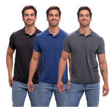Cargar imagen en el visor de la galería, Paquete de 3 Playera Polo Deportiva - 405-3