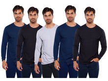 Cargar imagen en el visor de la galería, Pack 5 Playeras Manga Larga 100% Algodon, 404-5