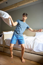 Cargar imagen en el visor de la galería, Pijama Conjunto Playera y Bermuda Con Bolsa 100% Algodon, 5029-22