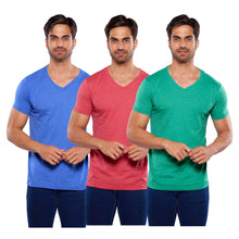 Cargar imagen en el visor de la galería, Pack 3 Playeras Lisas Cuello V, Alfani Jersey 9050-3
