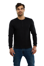 Cargar imagen en el visor de la galería, Pack 3 Playeras Premium Cuello Henley Estilo Waffle, 123-CA-3