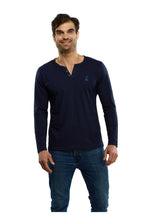 Cargar imagen en el visor de la galería, Playera Manga Larga Deportiva Cuello Aletilla, 0124