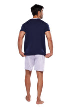 Cargar imagen en el visor de la galería, Pijama Urban Conjunto Playera y Bermuda Con Bolsa, 5029