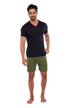 Cargar imagen en el visor de la galería, Pijama Urban Conjunto Playera y Bermuda Con Bolsa, 5029