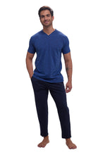 Cargar imagen en el visor de la galería, Pijama Conjunto Playera y Pantalón Con Bolsa 100% Algodon , 5032-25