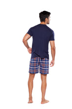 Cargar imagen en el visor de la galería, Pijama Conjunto Playera y Bermuda Con Bolsa 100% Algodon, 5029-22