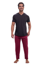 Cargar imagen en el visor de la galería, Pijama Conjunto Playera y Pantalón Con Bolsa 100% Algodon , 5032-25