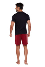 Cargar imagen en el visor de la galería, Pijama Urban Conjunto Playera y Bermuda Con Bolsa, 5029
