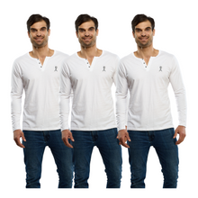 Cargar imagen en el visor de la galería, Pack 3 Playeras Cuello Aletilla Alfani Urban, 0124-3