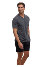 Cargar imagen en el visor de la galería, Pijama Conjunto Playera y Bermuda Con Bolsa 100% Algodon, 5029-25