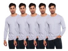 Cargar imagen en el visor de la galería, Pack 5 Playeras Manga Larga 100% Algodon, 404-5