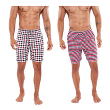 Cargar imagen en el visor de la galería, Pack 2 Bermudas Con Bolsa Pijama 100% Algodon, 5028-22