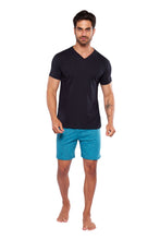 Cargar imagen en el visor de la galería, Pijama Urban Conjunto Playera y Bermuda Con Bolsa, 5029