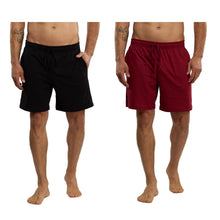 Cargar imagen en el visor de la galería, Pack 2 Bermudas Pijama Lisos Con Bolsa 100% Algodon, 5027-2