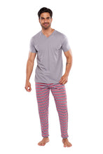 Cargar imagen en el visor de la galería, Pijama Conjunto Playera y Pantalón 100% Algodon Con Bolsa, 5032-22