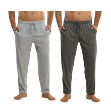 Cargar imagen en el visor de la galería, Pack 2 Pantalones Pijama Lisos Con Bolsa 100% Algodon, 5033-2