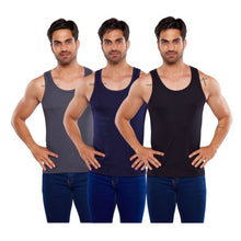 Cargar imagen en el visor de la galería, Pack 3 Camisetas Rayadas Alfani Ribbed, 9036-3