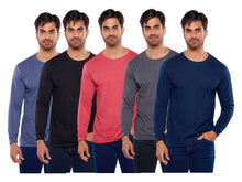 Cargar imagen en el visor de la galería, Pack 5 Playeras Manga Larga 100% Algodon, 404-5