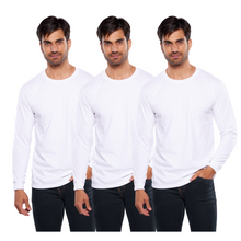 Cargar imagen en el visor de la galería, Pack 3 Playeras Manga Larga 100% Algodon, 404-3