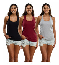Cargar imagen en el visor de la galería, Pack 3 Camisetas Basicas 100% Algodon DA9036-3