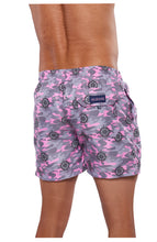 Cargar imagen en el visor de la galería, Traje De Baño Corto para Hombre Camuflaje Rosa