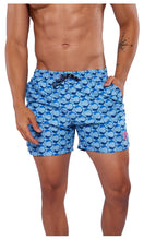 Cargar imagen en el visor de la galería, Traje De Baño Corto para Hombre Ballenas Narval