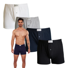 Cargar imagen en el visor de la galería, Paquete 4 boxers Alfani Jersey, JR70-4