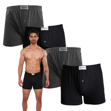 Cargar imagen en el visor de la galería, Paquete 4 Boxers Alfani Jersey, JR71-4