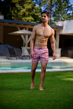 Cargar imagen en el visor de la galería, Traje De Baño Corto para Hombre Flores