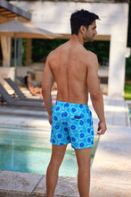 Cargar imagen en el visor de la galería, Traje De Baño Corto para Hombre Mandala Celeste
