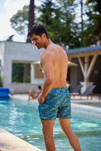 Cargar imagen en el visor de la galería, Traje De Baño Corto para Hombre Camuflaje Verde