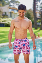 Cargar imagen en el visor de la galería, Traje De Baño Corto para Hombre Manta Rayas