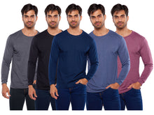 Cargar imagen en el visor de la galería, Pack 5 Playeras Manga Larga 100% Algodon, 404-5