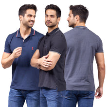 Cargar imagen en el visor de la galería, Paquete de 3 Playera Polo Premium Algodon-Licra - 406-3